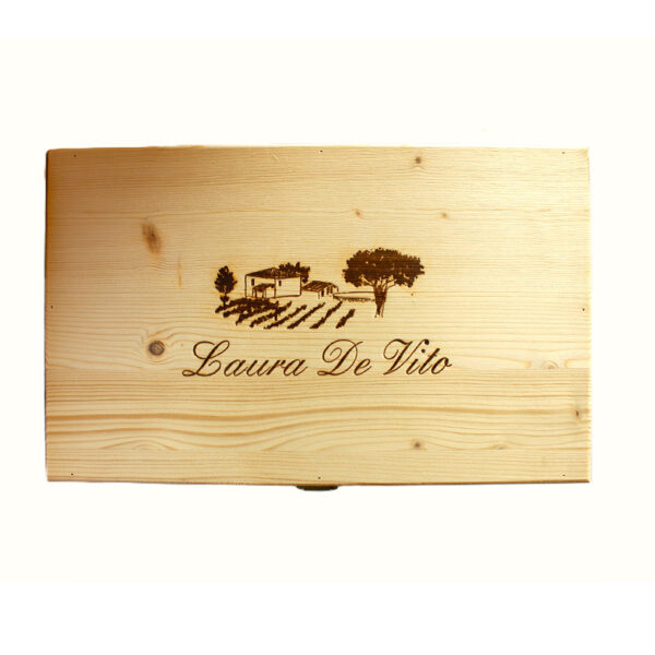Cassetta in legno da 2 bottiglie