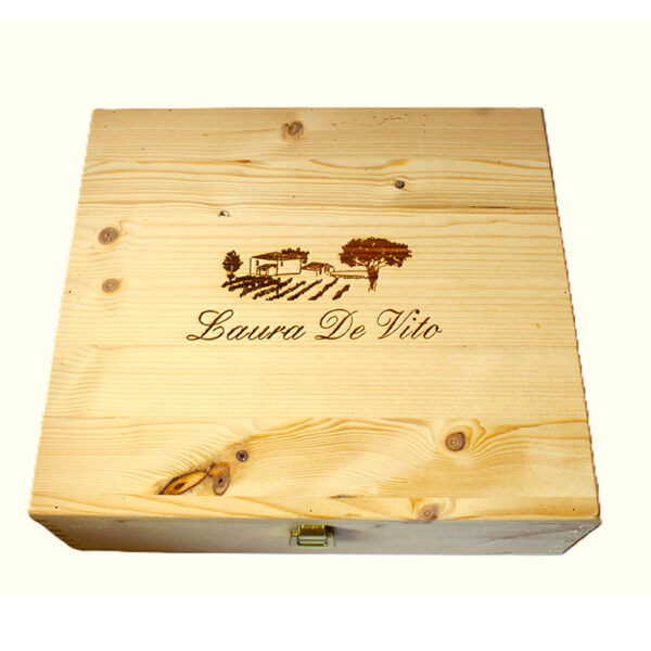 Cassetta in legno da 3 bottiglie
